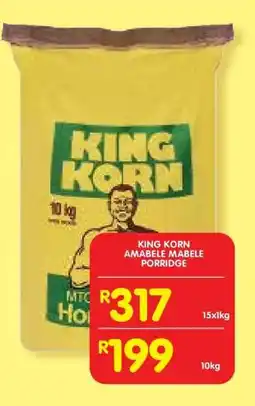 Shoprite KING KORN AMABELE MABELE PORRIDGE offer