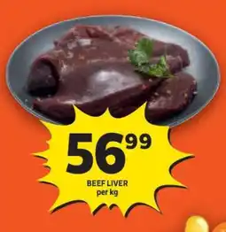Shoprite BEEF LIVER offer