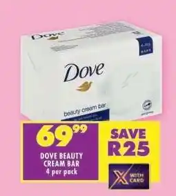 Shoprite DOVE Beauty Cream Bar offer