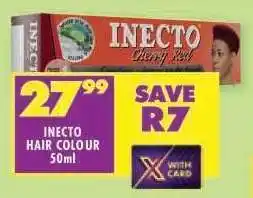 Shoprite INECTO HAIR COLOUR 50ml offer