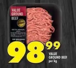 Shoprite Value Ground Beef offer