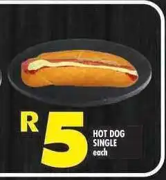 Shoprite HOT DOG SINGLE offer