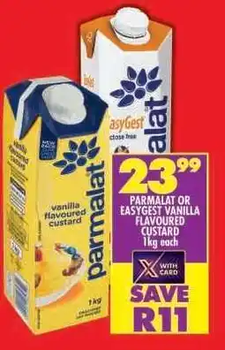 Shoprite PARMALAT OR EASYGEST VANILLA FLAVOURED CUSTARD offer
