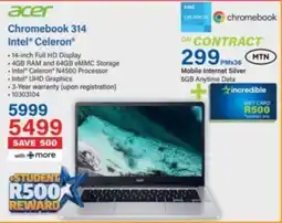 Incredible Connection Acer Chromebook 314 Intel Celeron offer