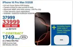 Incredible Connection iPhone 16 Pro Max 512GB offer