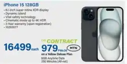 Incredible Connection iPhone 15 128GB offer
