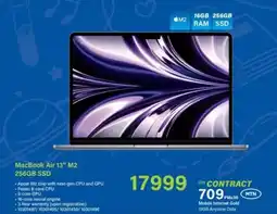 Incredible Connection MacBook Air 13" M2 256GB SSD offer