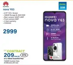Incredible Connection HUAWEI Nova Y63 offer