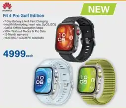 Incredible Connection HUAWEI Fit 4 Pro Golf Edition offer
