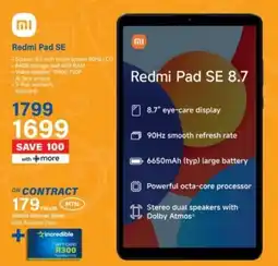 Incredible Connection Redmi Pad SE offer