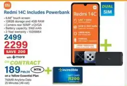 Incredible Connection Redmi 14C Includes Powerbank offer