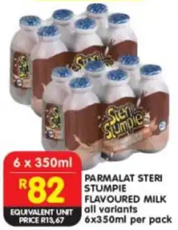 Shoprite Parmalat steri stumpie flavoured milk all variants offer