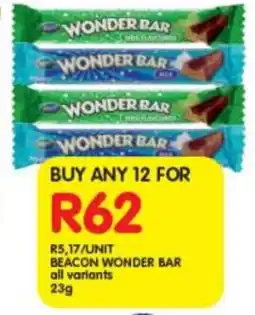 Shoprite Beacon wonder bar all variants offer