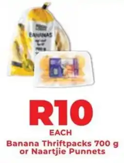 Food Lover's Market Banana Thriftpacks or Naartjie Punnets offer