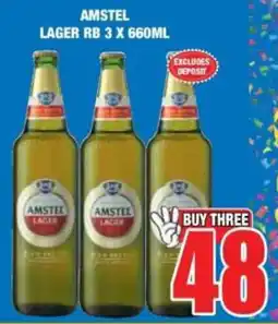 Boxer Liquors Amstel lager rb offer