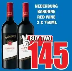 Boxer Liquors Nederburg baronne red wine offer