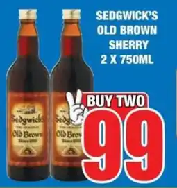 Boxer Liquors Sedgwick's old brown sherry offer