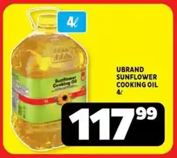 Usave Ubrand sunflower cooking oil offer
