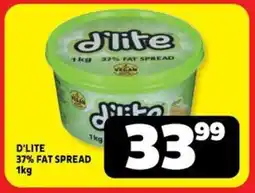 Usave D'lite 37% fat spread offer