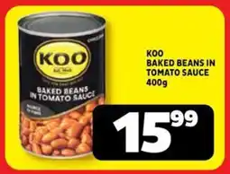 Usave Koo baked beans in tomato sauce offer