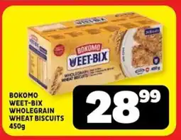 Usave Bokomo weet-bix wholegrain wheat biscuits offer
