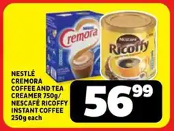 Usave Nestlé cremora coffee and tea creamer/ nescafé ricoffy instant coffee offer