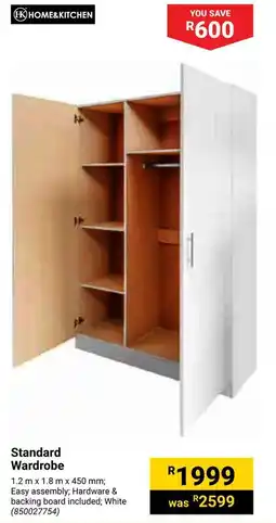 Builders Warehouse Home&Kitchen Standard Wardrobe offer