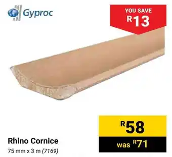 Builders Warehouse Gyproc Rhino Cornice offer