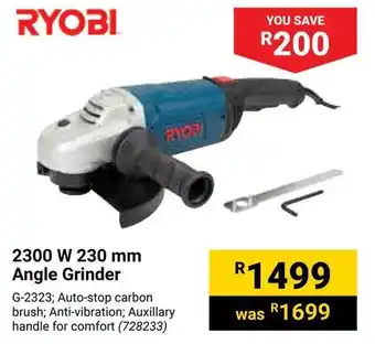 Builders Warehouse RYOBI 2300 W 230 mm Angle Grinder offer
