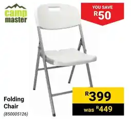 Builders Warehouse Camp Master Folding Chair offer