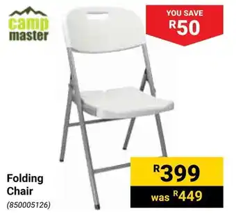 Builders Warehouse Camp Master Folding Chair offer