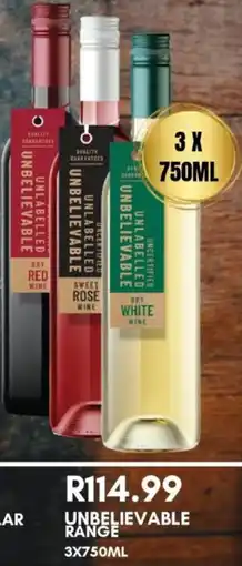 Prestons Unbelievable Range offer