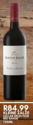 Prestons Kleine zalze cellar selection red range offer