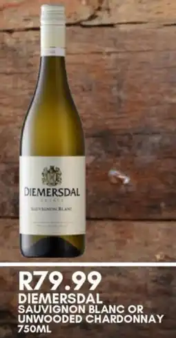 Prestons Diemersdal sauvignon blanc or unwooded chardonnay offer