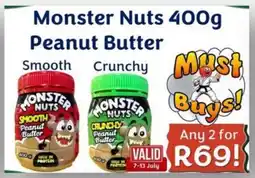 Foodeez Monster Nuts Peanut Butter offer