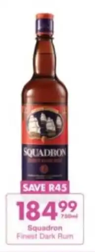 President Liquor Squadron Finest Dark Rum offer