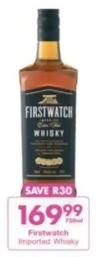 President Liquor Firstwatch Imported Whisky offer