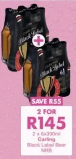President Liquor Carling Black Label Beer NRB offer