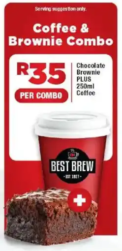 OK Foods Coffee & Brownie Combo offer