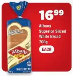 OK Foods Albany Superior Sliced White Bread offer