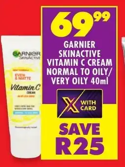 Shoprite Garnier skinactive vitamin c cream normal to oily/ very oily offer