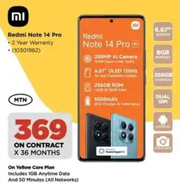 HiFi Corp Redmi Note 14 Pro offer
