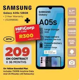 HiFi Corp SAMSUNG Galaxy A05s 128GB offer