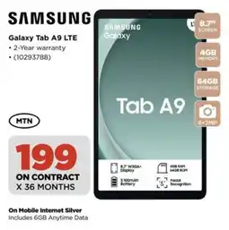 HiFi Corp SAMSUNG Galaxy Tab A9 LTE offer