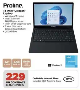 HiFi Corp Proline 14 Intel Celeron Laptop offer