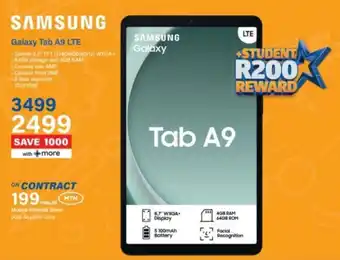 Incredible Connection SAMSUNG Galaxy Tab A9 LTE offer