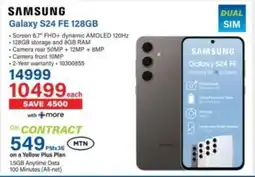 Incredible Connection SAMSUNG Galaxy S24 FE 128GB offer