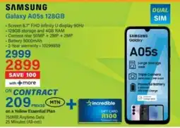 Incredible Connection SAMSUNG Galaxy A05s 128GB offer