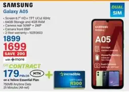Incredible Connection SAMSUNG Galaxy A05 offer