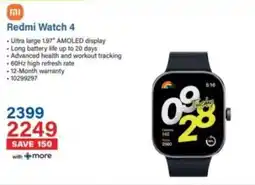 Incredible Connection Redmi Watch 4 offer
